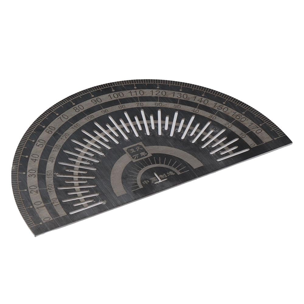 分度器 Amazon.co.jp: Urjumpea ブラックステンレススチール 角度分度器